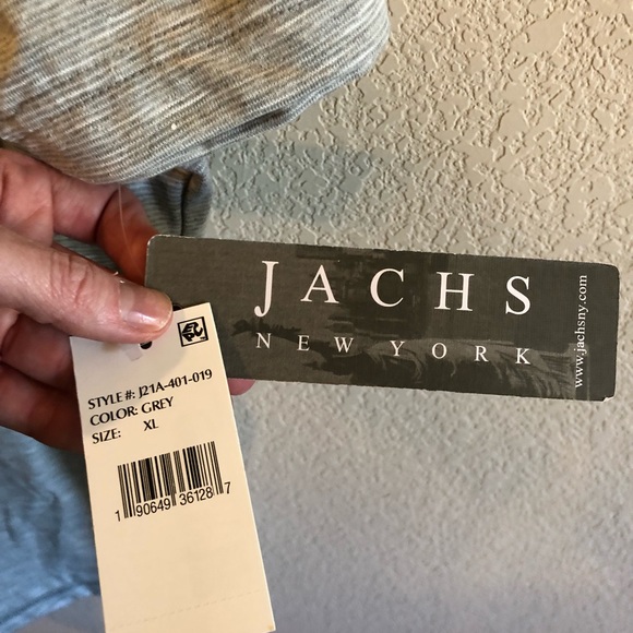 Men’s Grey JACHS Polo Style Shirt - Picture 3 of 4